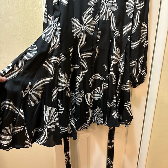 Kate Spade Bow-tiful Silk-blend Twill Shirtdress - Picture 5 of 7